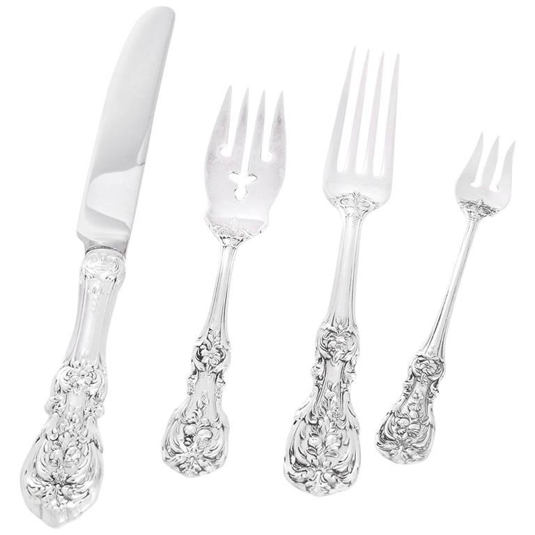 Francis I by Reed & Barton Silver Flatware Set, 24 Place Setting