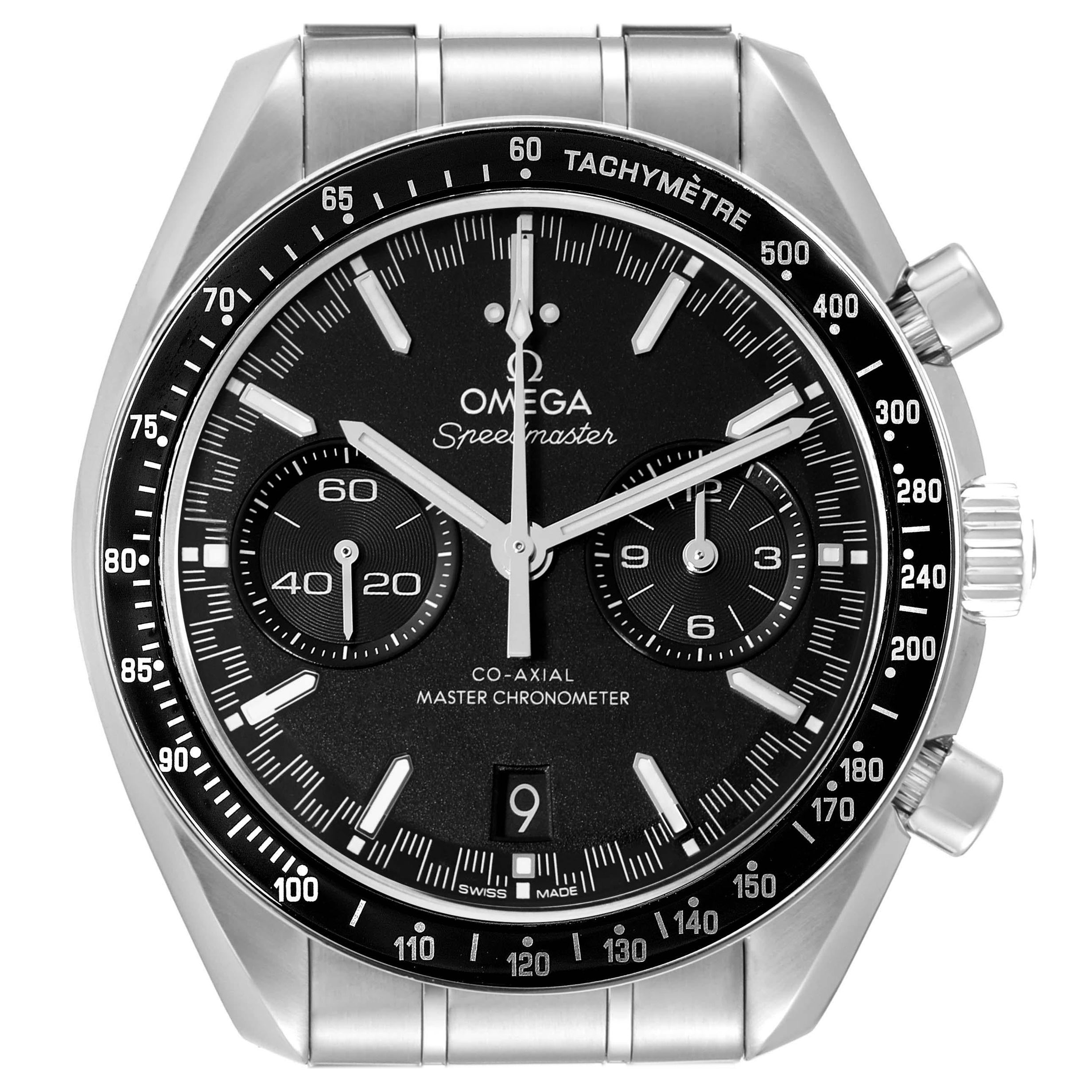 Omega Speedmaster Racing Co-Axial 44 Steel Watch 329.30.44.51.01.001 Box Card For Sale