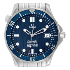 Omega Seamaster Diver 300mm Blue Dial Steel Mens Watch 2531.80.00 Card