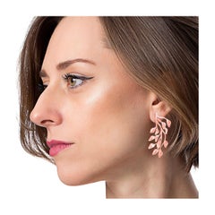 Matisse’s Branch Earrings 18k Rose Gold, Larissa Moraes Jewelry