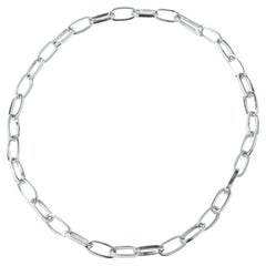 Retro silver necklace by Swedish Hjördis Hjalmardotter. Made 1961.