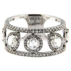 Jona Diamond Gold Band Ring 8