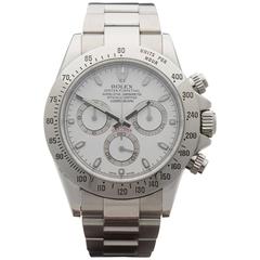 Rolex Daytona white unisex 116520 watch. 40mm 