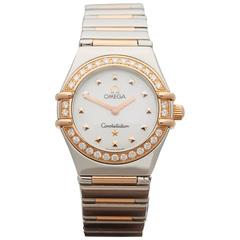 Used Omega Constellation diamond bezel ladies 13687100 watch