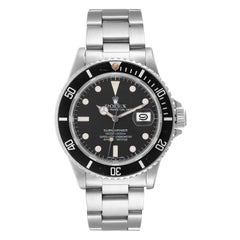 Rolex Submariner Date Steel Vintage Mens Watch 16800 Box Papers