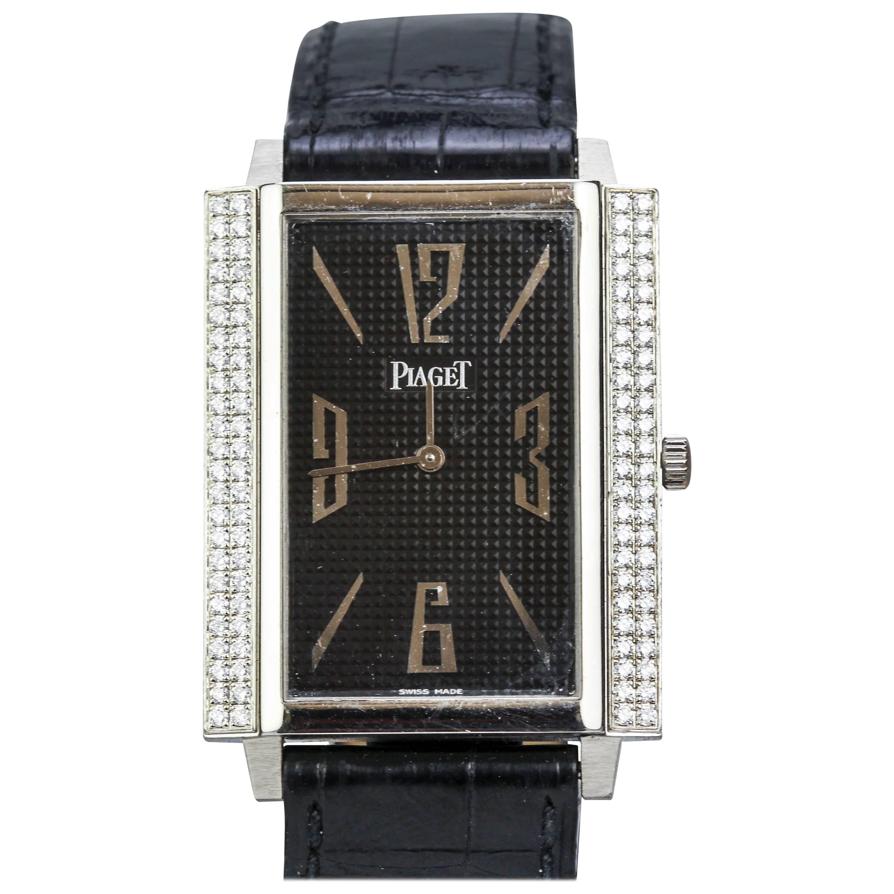 Piaget Black Tie White Gold Diamond Watch