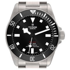 Tudor Pelagos 39mm Black Dial Titanium Mens Watch 25407 Box Card