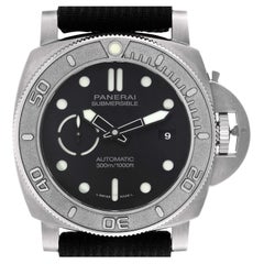 Panerai Submersible Mike Horn Edition Titanium Mens Watch PAM00984 Box Card