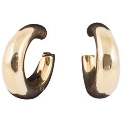 Chaumet Gold Hoop Earrings 10
