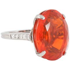 Fire Opal ring 5