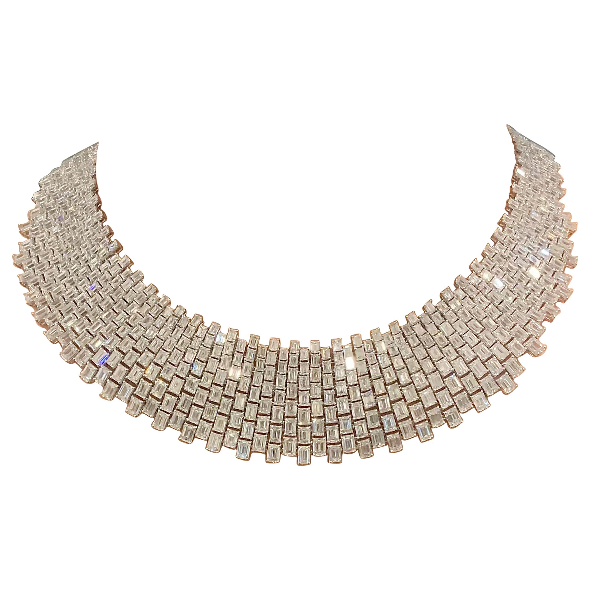 Emilio Jewelry 112.00 Carat Diamond Necklace