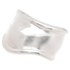Retro Tiffany & Co. Elsa Peretti Sterling Silver Medium Bone Cuff Bracelet