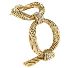 Boucheron Paris 1960 Bracciale in oro e diamanti A Link