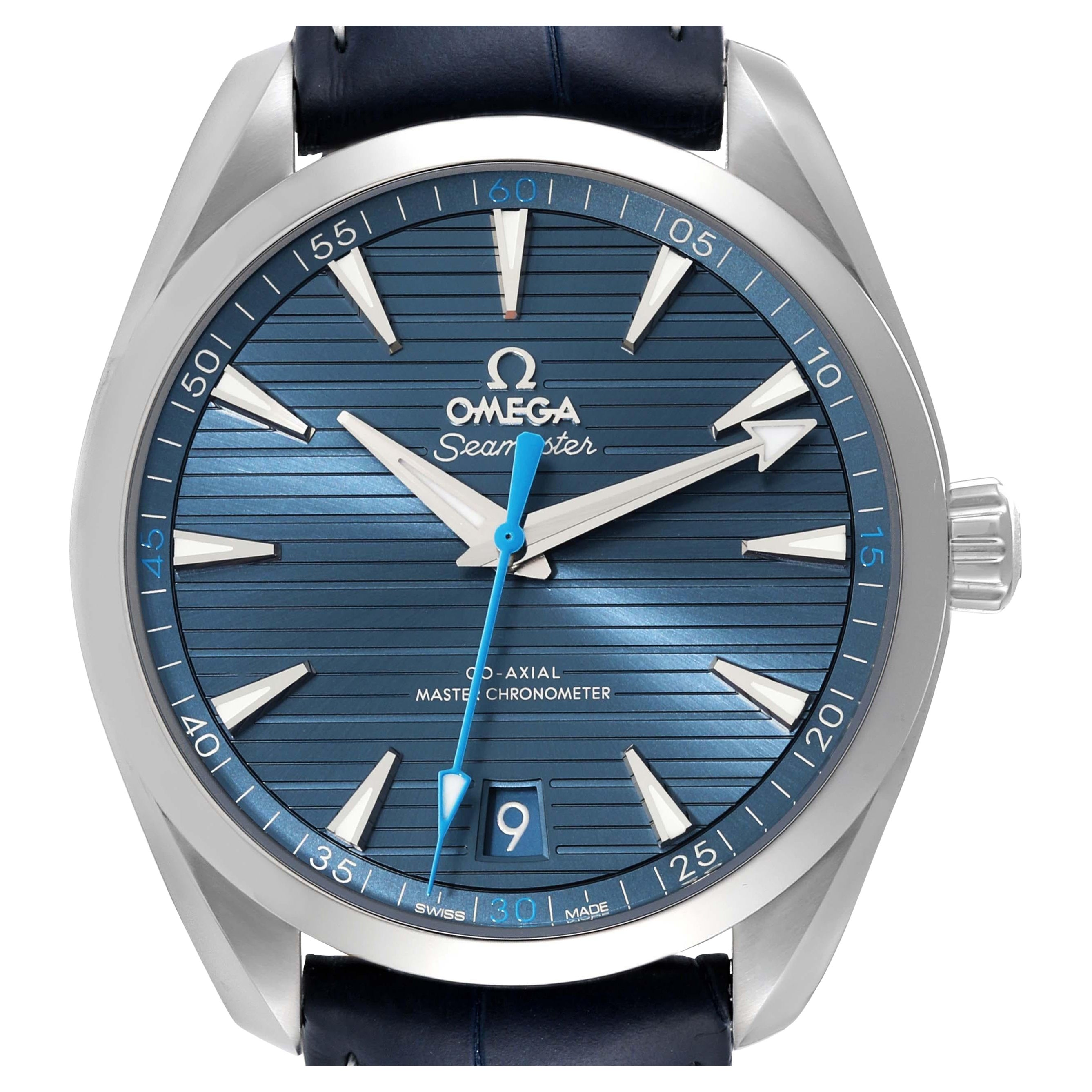 Omega Montre Seamaster Aqua Terra en acier pour hommes 220.13.41.21.03.002 Carte de boîte en vente