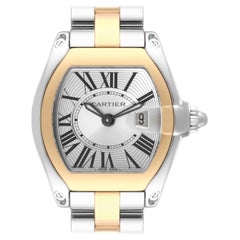Used Cartier Roadster Steel Yellow Gold Ladies Watch W62026Y4