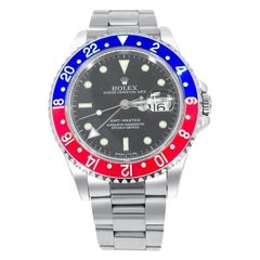 Used Rolex 16700 Pepsi GMT Mens Stainless Steel