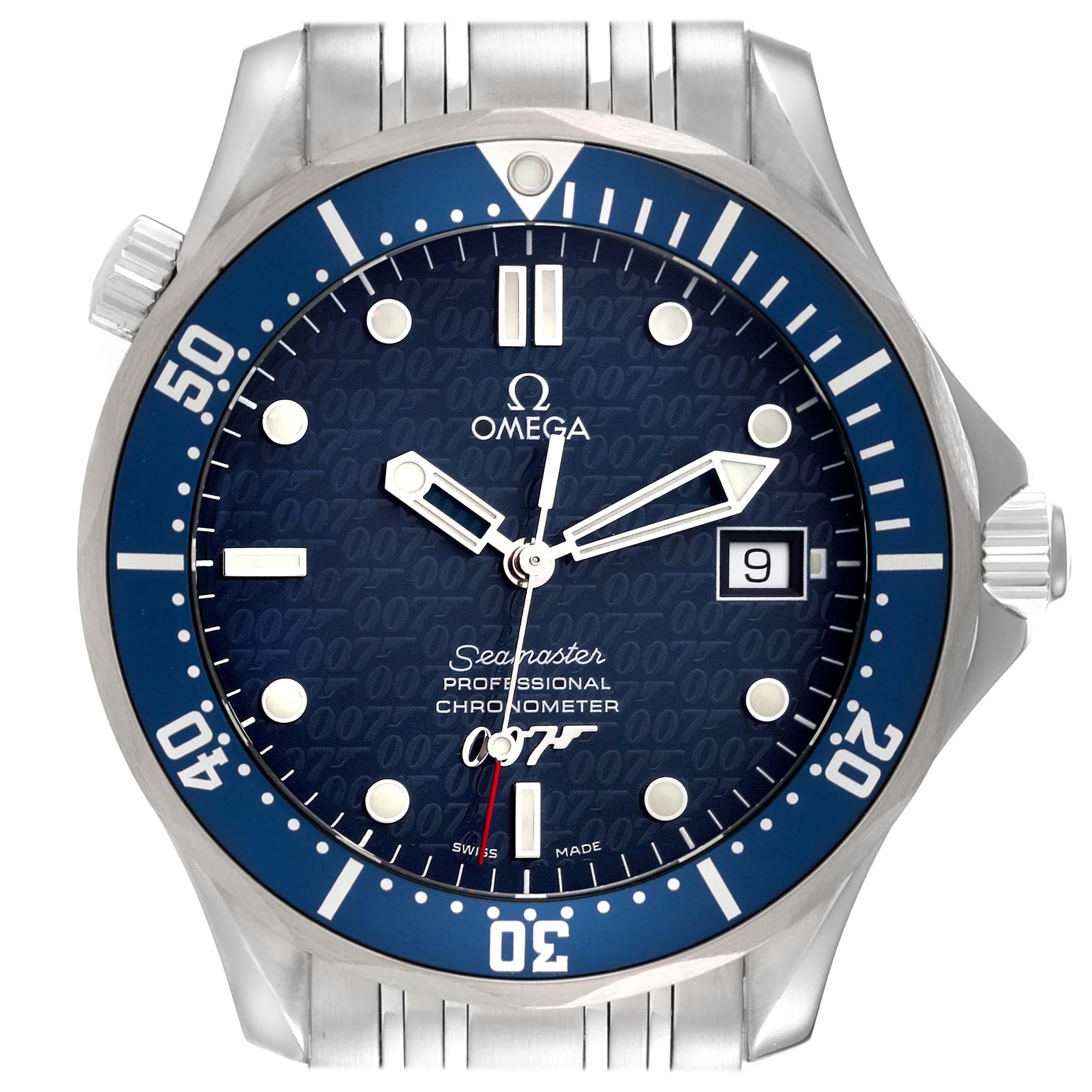 Omega Seamaster 40 Years James Bond Limited Edition Steel Mens Watch 2537.80.00