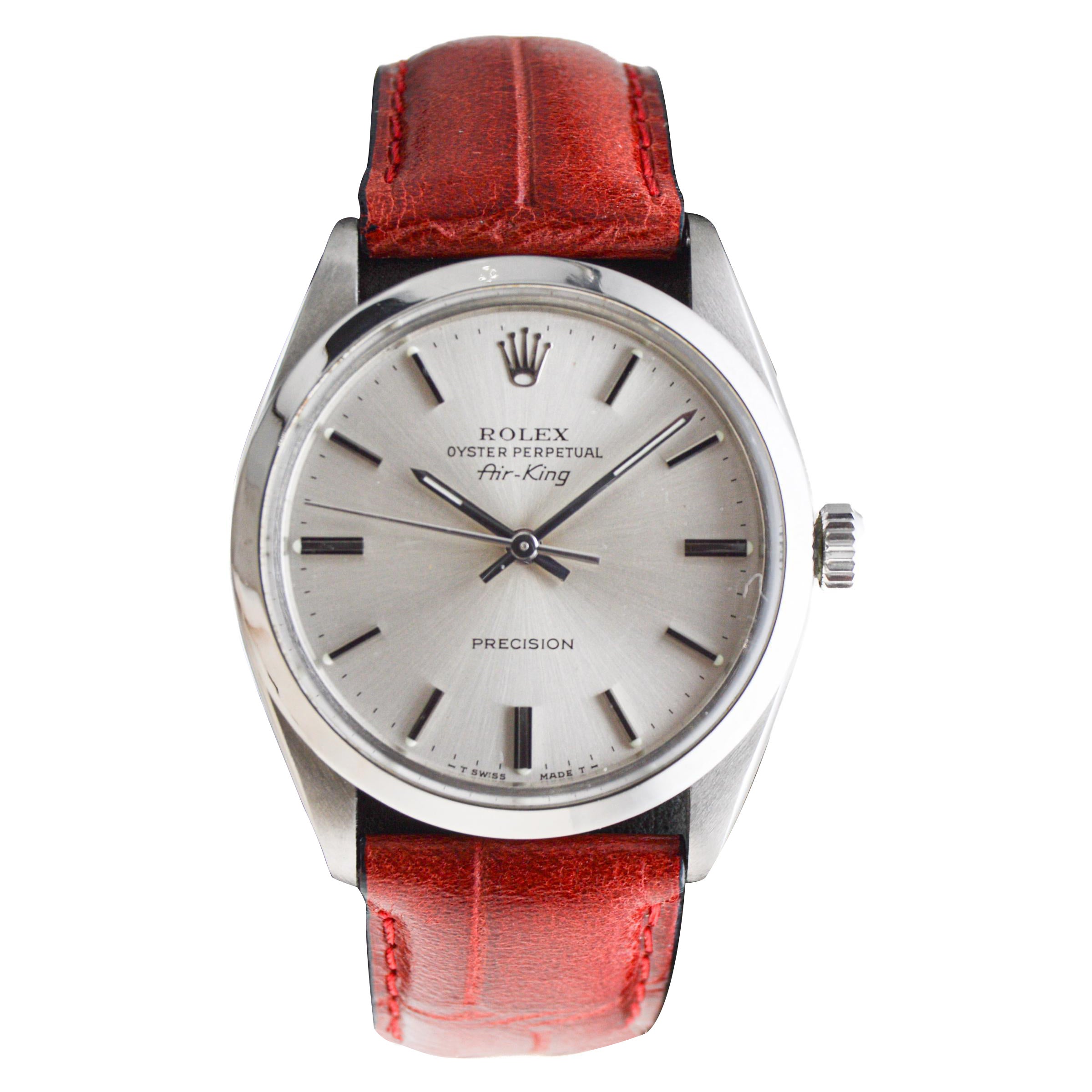 Rolex Edelstahl Air King mit Original Zifferblatt Ca 1970 /80er Jahre im Angebot