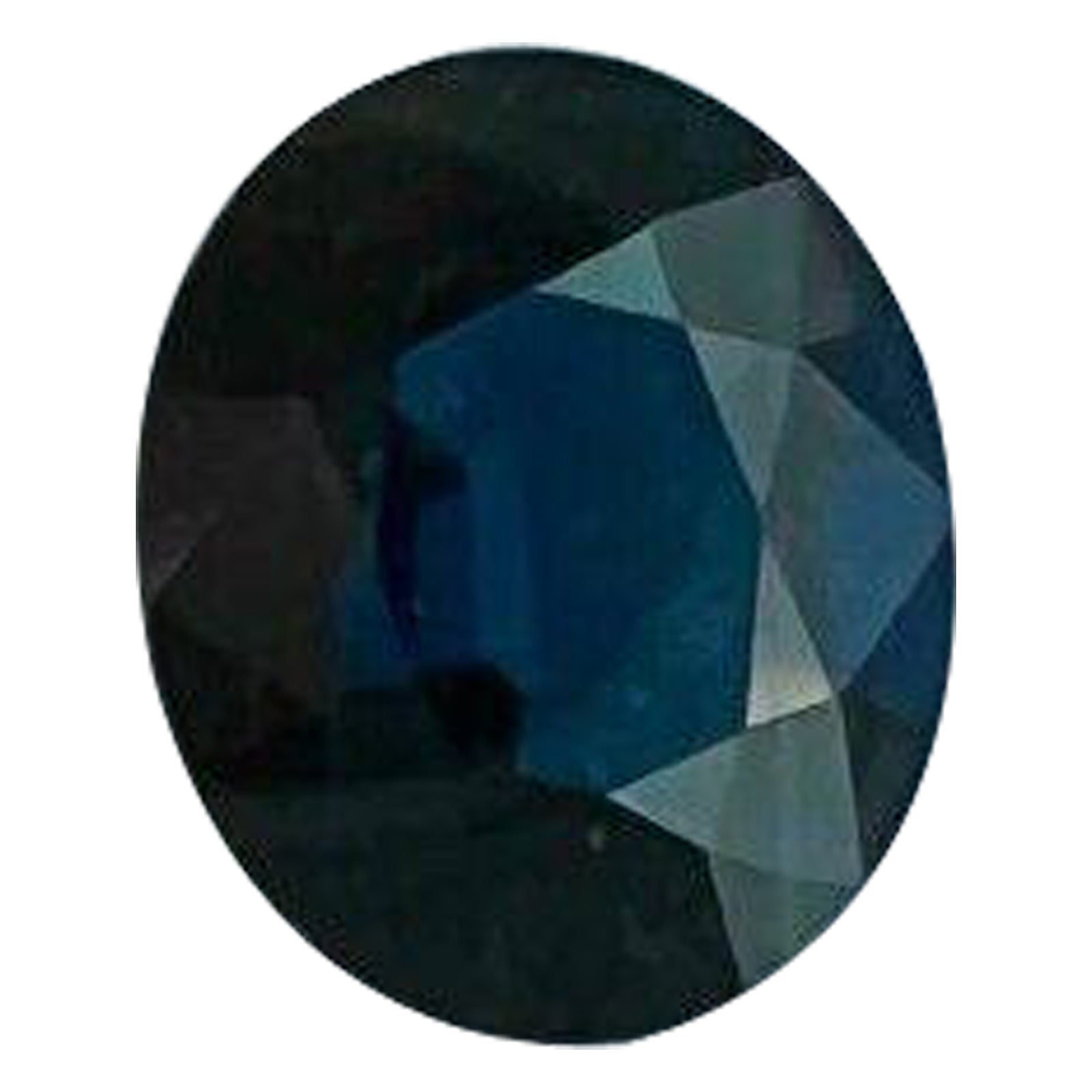 1.22ct Deep Blue Natural Sapphire Rare Oval Cut IGI Certified Loose Gemstone VVS