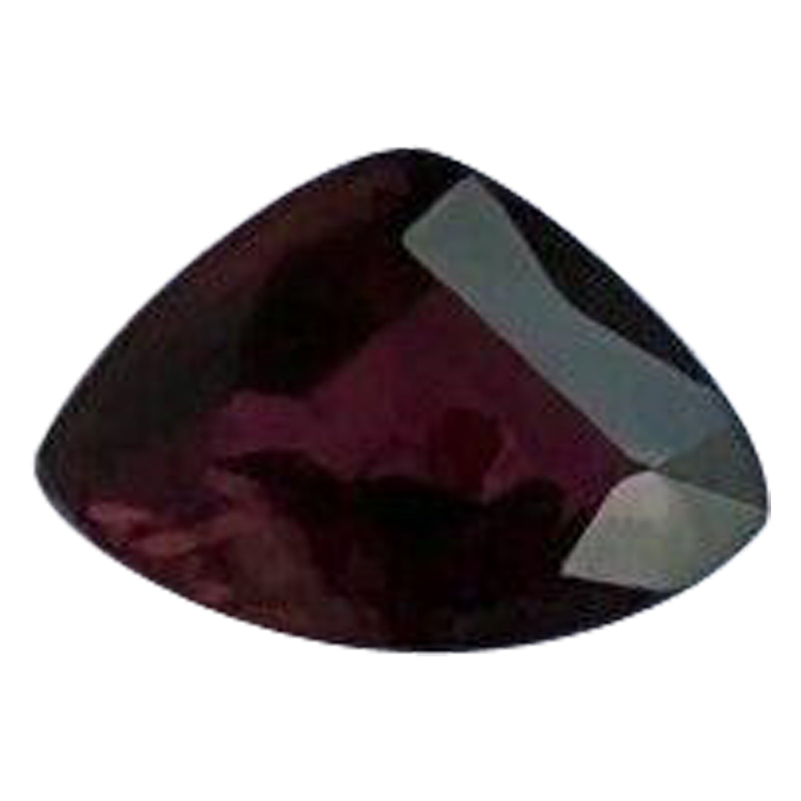 Natural Untreated Ruby Deep Red 0.58ct Trillion Triangle Cut IGI Certified Gem