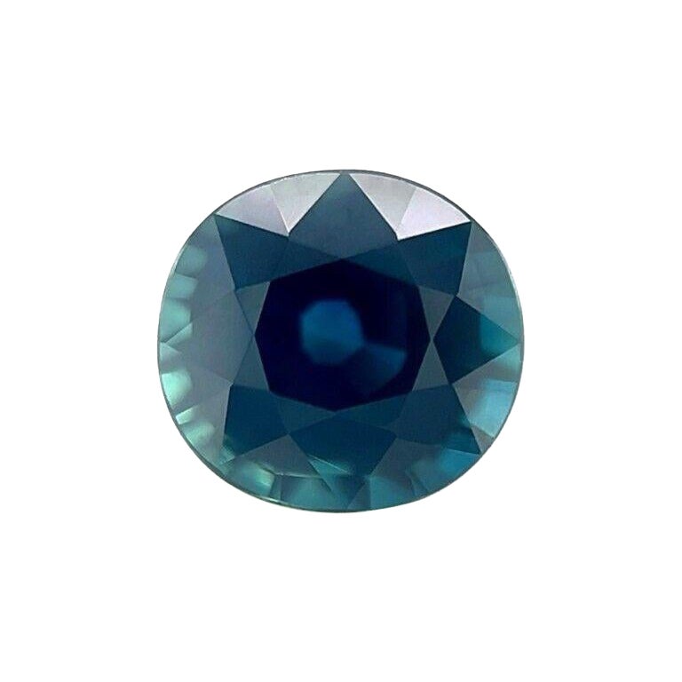 IGI Certified 1.11Ct Natural Teal Blue Sapphire Untreated Unheated Rare Gem For Sale