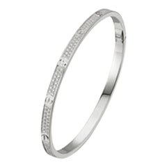 Cartier Petit bracelet Love en or blanc 18 carats avec boîte