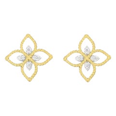 Roberto Coin Small Diamond Ladies Stud Earring 7772717AJERX