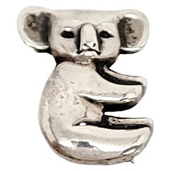 Used James Avery Sterling Silver Koala Bear Pin/Brooch #14553