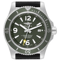 Breitling Superocean 44 Outerknown Green Dial Steel Mens Watch A17367