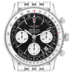 Breitling Navitimer Black Dial Chronograph Steel Mens Watch A23322
