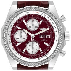 Montre Hommes Breitling Bentley Motors GT Bourgogne Cadran Acier A13362