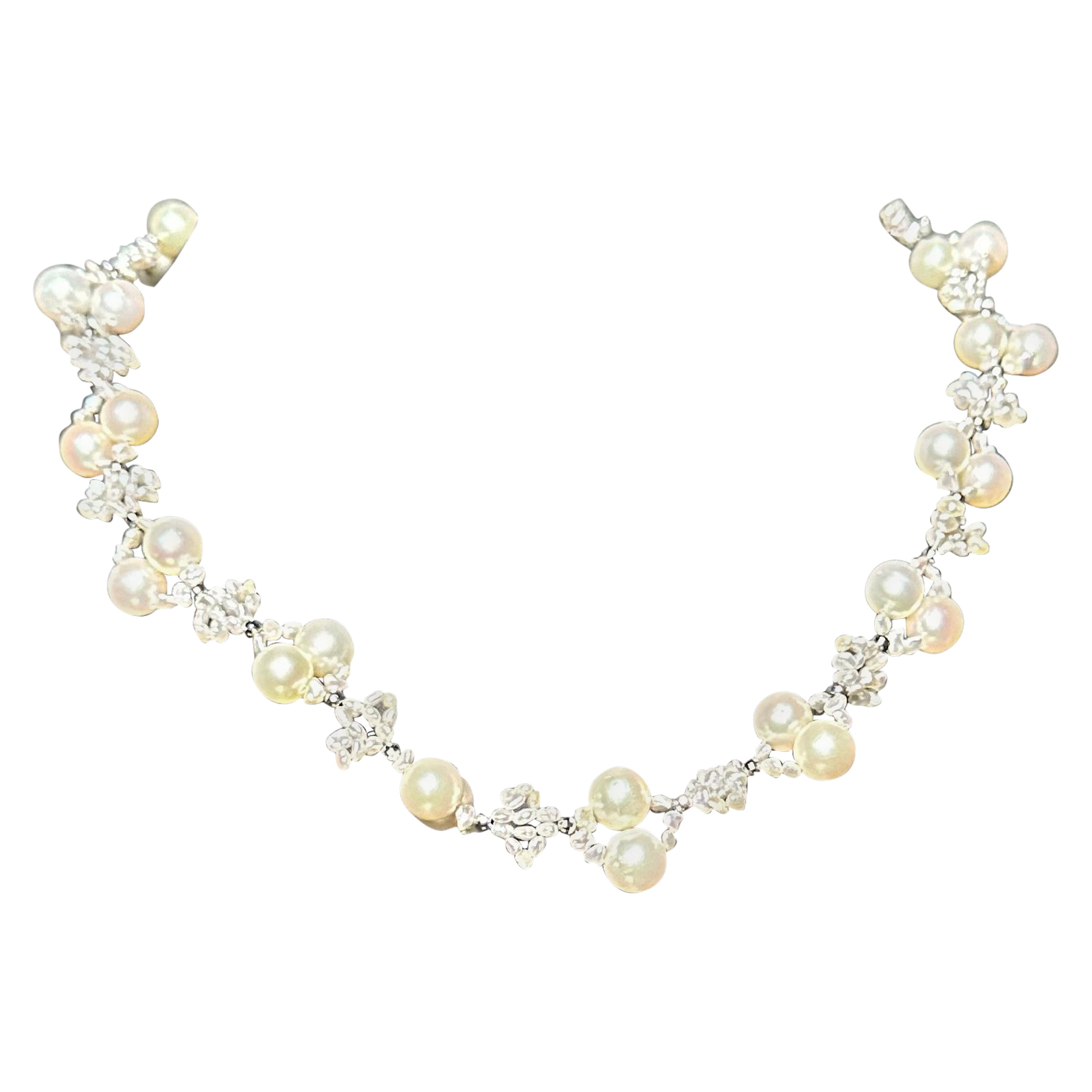 IRIS PARURE, Akoya Pearl 7.00-7.50mm Necklace, Non Colored and Non ...