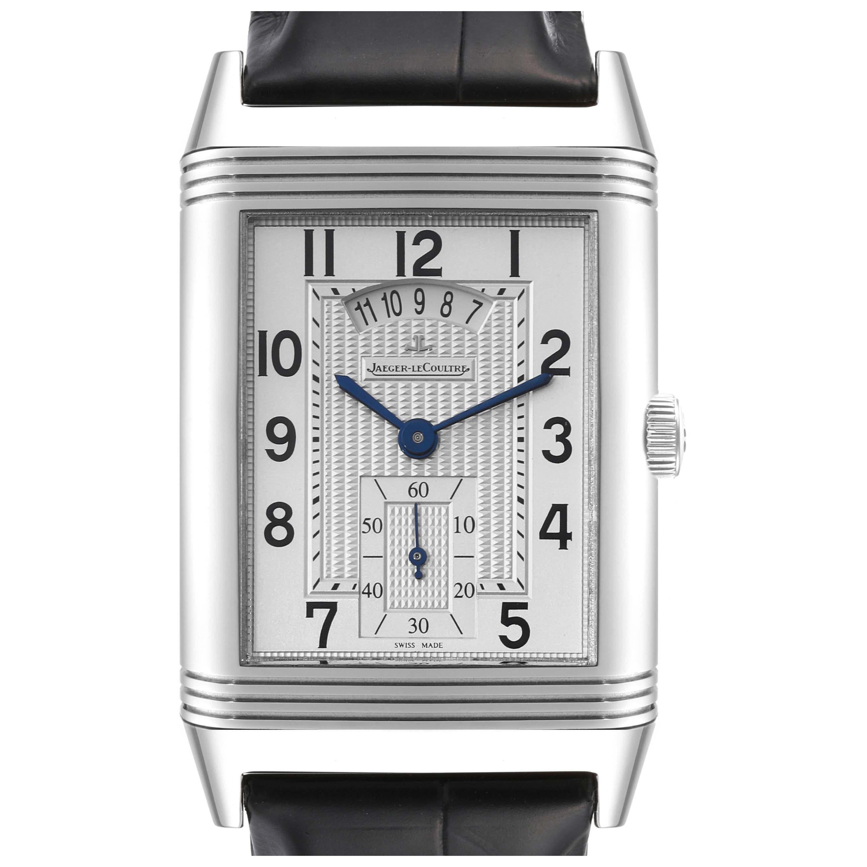 Jaeger LeCoultre Grande Reverso Steel Mens Watch 273.8.85 Q3748421