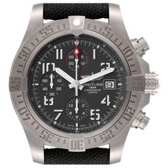 Breitling Avenger Bandit Chronograph Grey Dial Titanium Mens Watch E13383