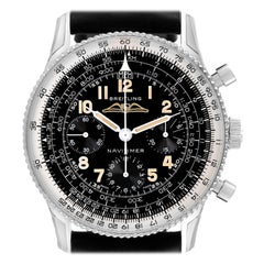 Used Breitling Navitimer Re-Edition Steel Mens Watch AB0910 Box Card