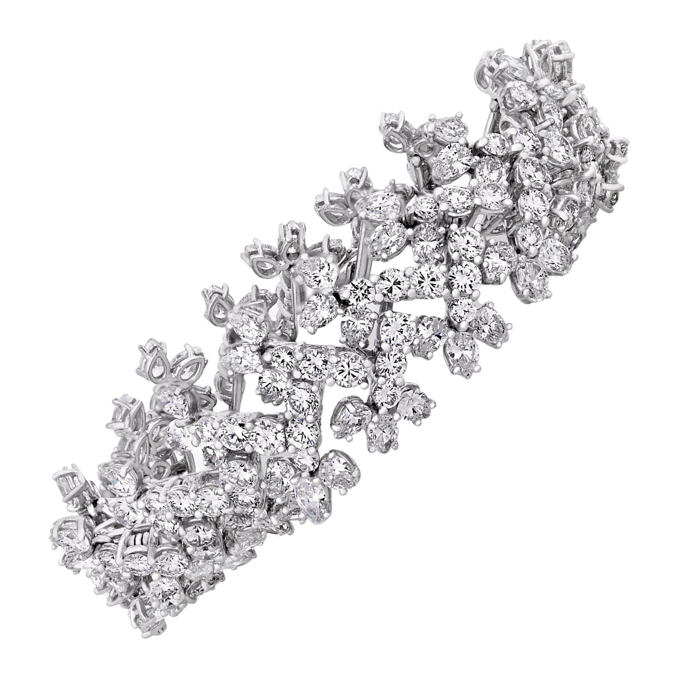 Tiffany & Co. Diamond Snowflake Bracelet For Sale