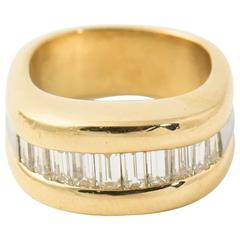 Jean-Francois Albert Diamond Gold Band Ring