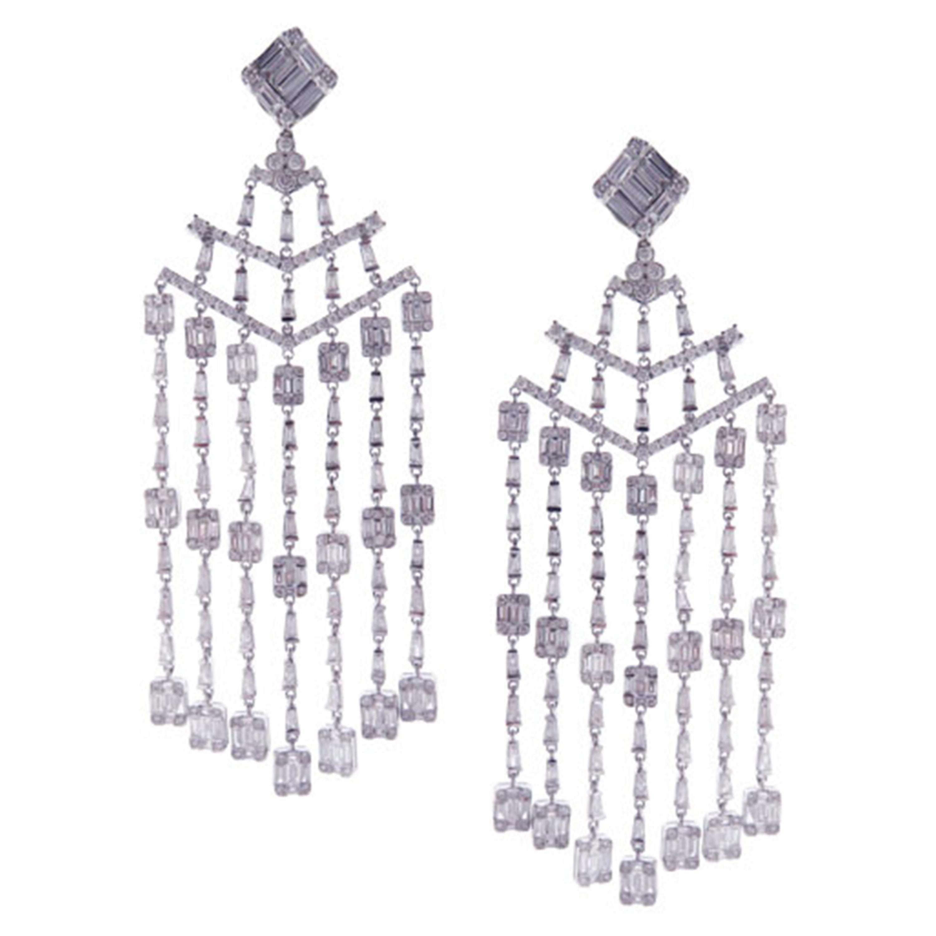 Natalia's Diamond Spark Earrings For Sale