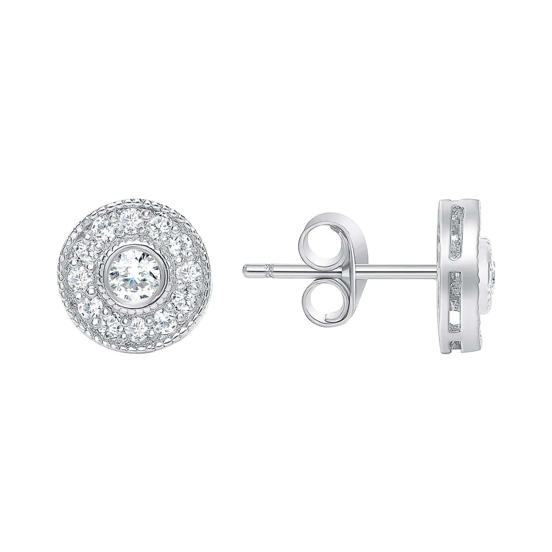 Perfect as a gift for Anniversary, Birthday, Wedding, and/or Holiday.

Earring Information
Setting : Halo
Metal : 14k Solid Gold
Diamond Carat Weight : 1 Carat
Diamond Cut : Round Cut Natural Conflict Free Diamond 
Diamond Clarity : VS -SI
Diamond