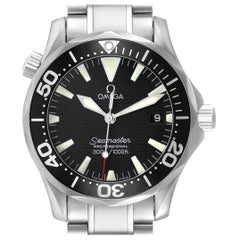 Omega Seamaster Diver 300M Quartz Midsize Black Dial Steel Mens Watch 2262.50.00