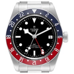 Tudor Heritage Black Bay GMT Pepsi Bezel Steel Mens Watch 79830RB Box Card