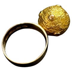 14 Karat Gold Ring Boris Sarvala 1967 Made in Finland.