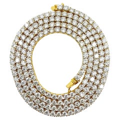 Used 23CT VVS Diamond Tennis Necklace