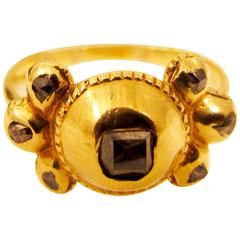 Antiker Diamant Gold Spanischer Ring