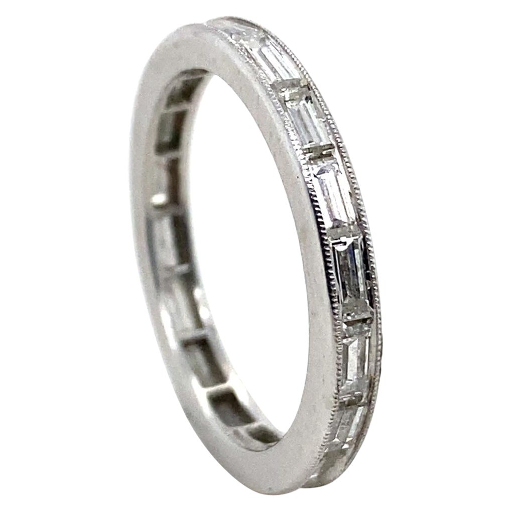 Tiffany & Co Vintage Diamant-Eternity-Ring aus Platin mit Voll-Eternity-Ring, um 1950 im Angebot