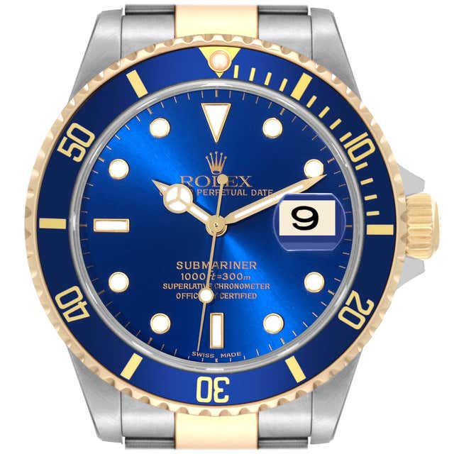 Certified Authentic Rolex Submariner15599 Blue Dial For Sale at 1stDibs