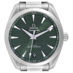 Omega Seamaster Aqua Terra Green Dial Steel Watch 220.10.41.21.10.001 Box Card