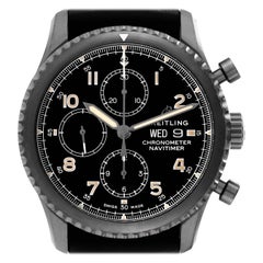 Breitling Navitimer 8 Chronograph 43 DLC Stahl Herrenuhr M13314 Ungetragen