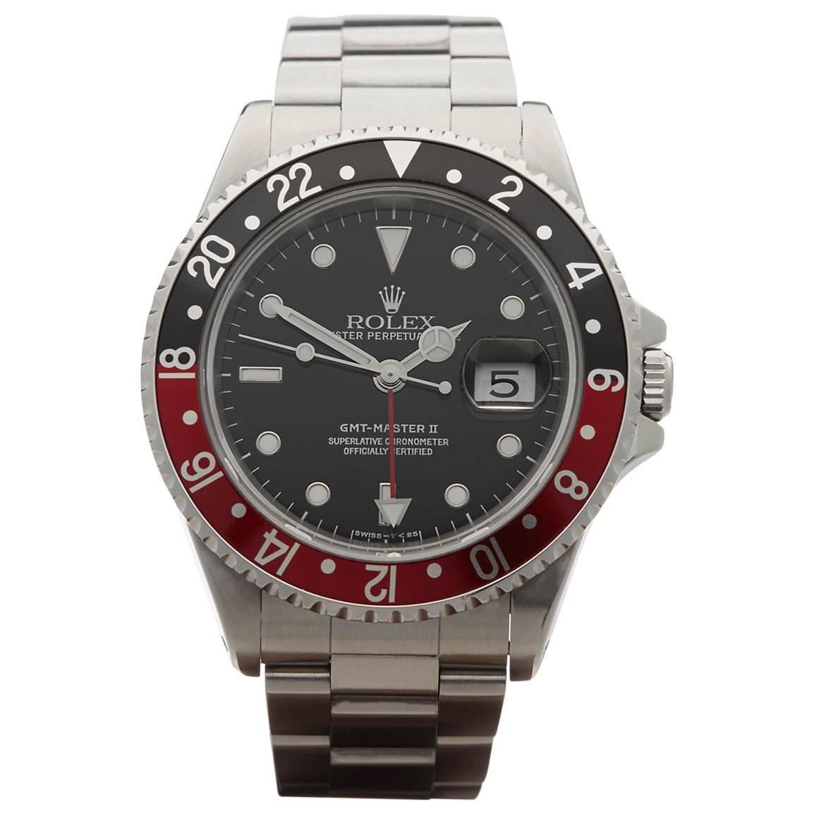 Rolex GMT-Master II coke gents 16710 watch