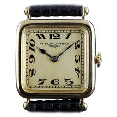 18ct Patek Philippe wristwatch dated 1917